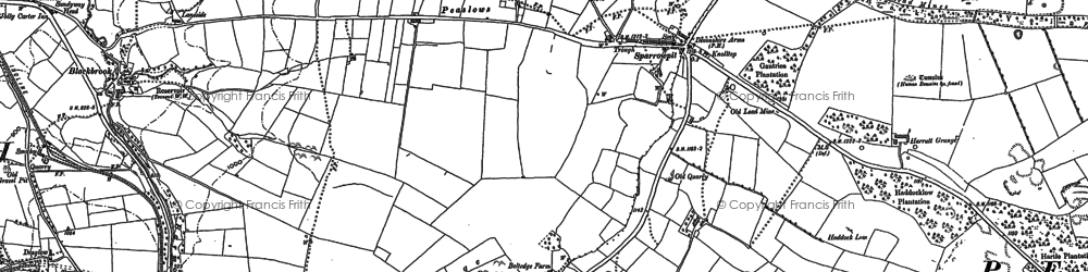 Old map of Bull Pit in 1894