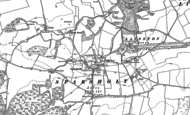 Old Map of Sparsholt, 1895