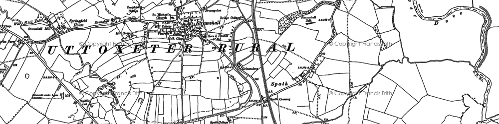 Old map of Spath in 1899
