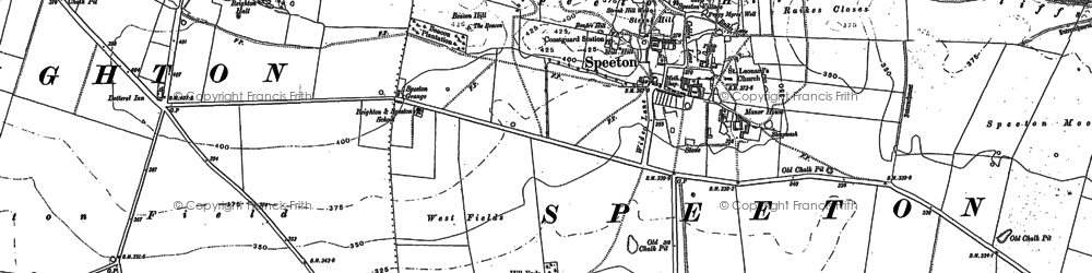 Old map of Speeton in 1888