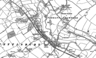 Old Map of Spetisbury, 1887