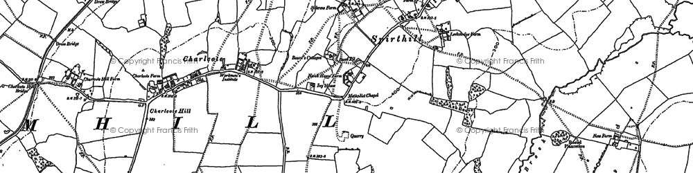 Old map of Catcomb in 1899
