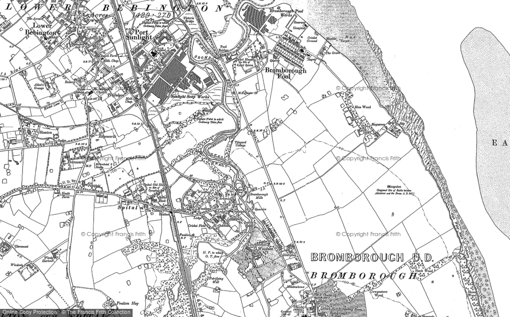 Old Map of Spital, 1897 - 1909 in 1897