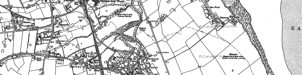 Old map of Spital in 1897