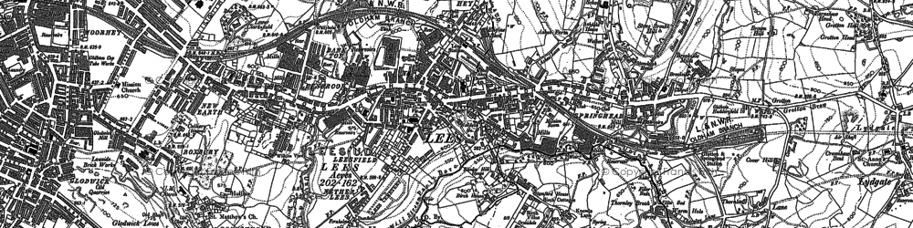 Old map of Springhead in 1904