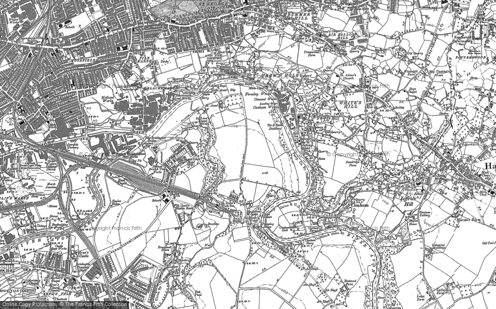 Old Map of St Anne's Park, 1881 - 1902 in 1881