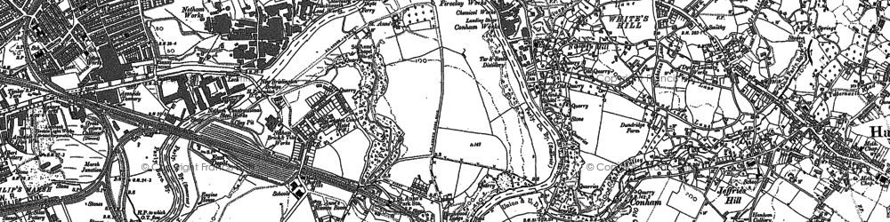 Old map of St Anne's Park in 1881