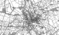 Old Map of St Asaph, 1898 - 1910