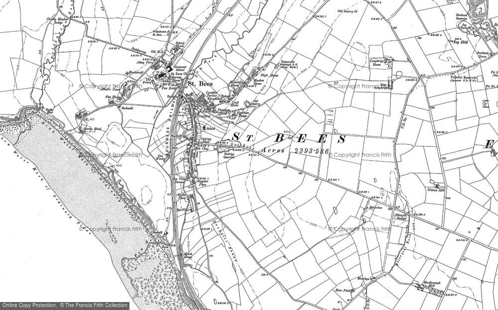 Old Map of St Bees, 1923 in 1923