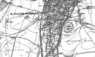 Old Map of St Cross, 1895