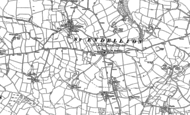 Old Map of St Endellion, 1880