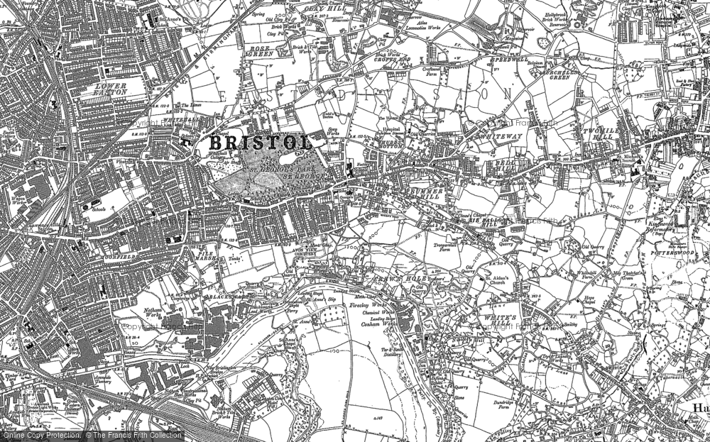 Old Map of St George, 1881 - 1902 in 1881