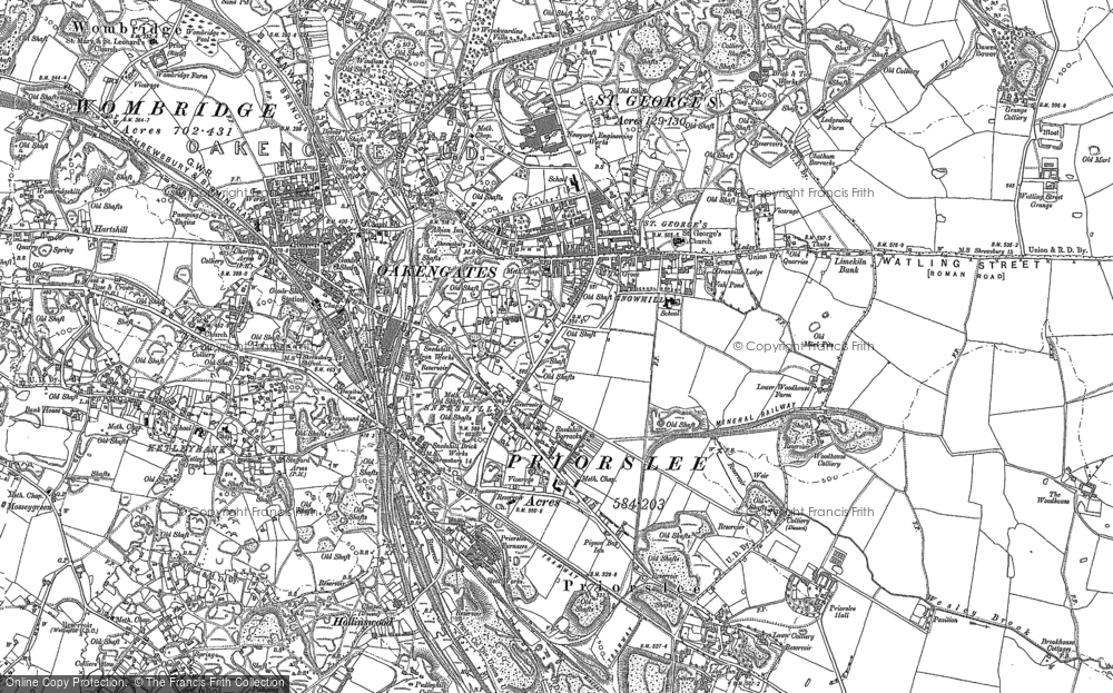 Old Map of St George's, 1882 in 1882