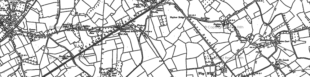 Old map of St Georges in 1902