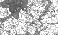 Old Map of St Giles in the Wood, 1886