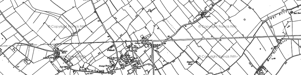 Old map of St James South Elmham in 1882