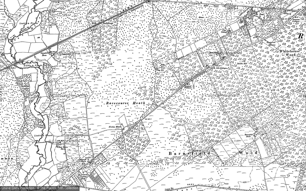 Old Map of St Leonards, 1907 - 1908 in 1907
