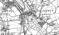 Old Map of St Margarets, 1896 - 1938