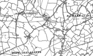 Old Map of St Mary in the Marsh, 1906