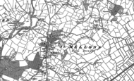 Old Map of St Mellons, 1899 - 1916