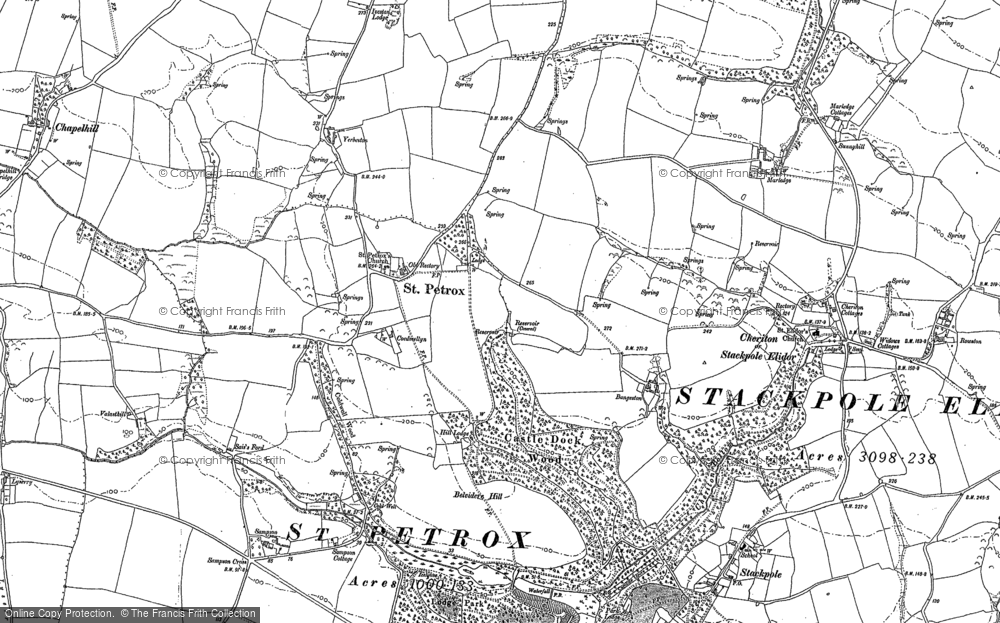 Old Map of St Petrox, 1948 in 1948