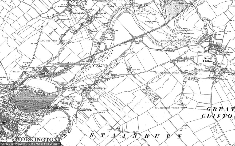 Old Map of Stainburn, 1898 - 1923 in 1898