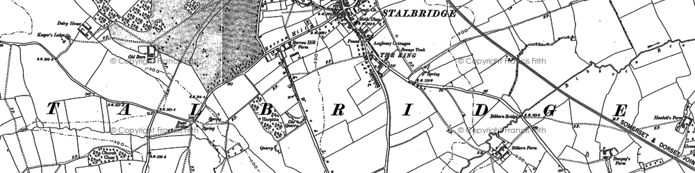 Old map of Poolestown in 1900