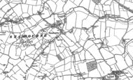 Old Map of Stambourne, 1896