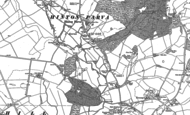 Old Map of Stanbridge, 1887
