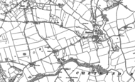 Old Map of Standford Bridge, 1880