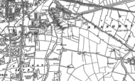 Old Map of Stanground, 1887 - 1900