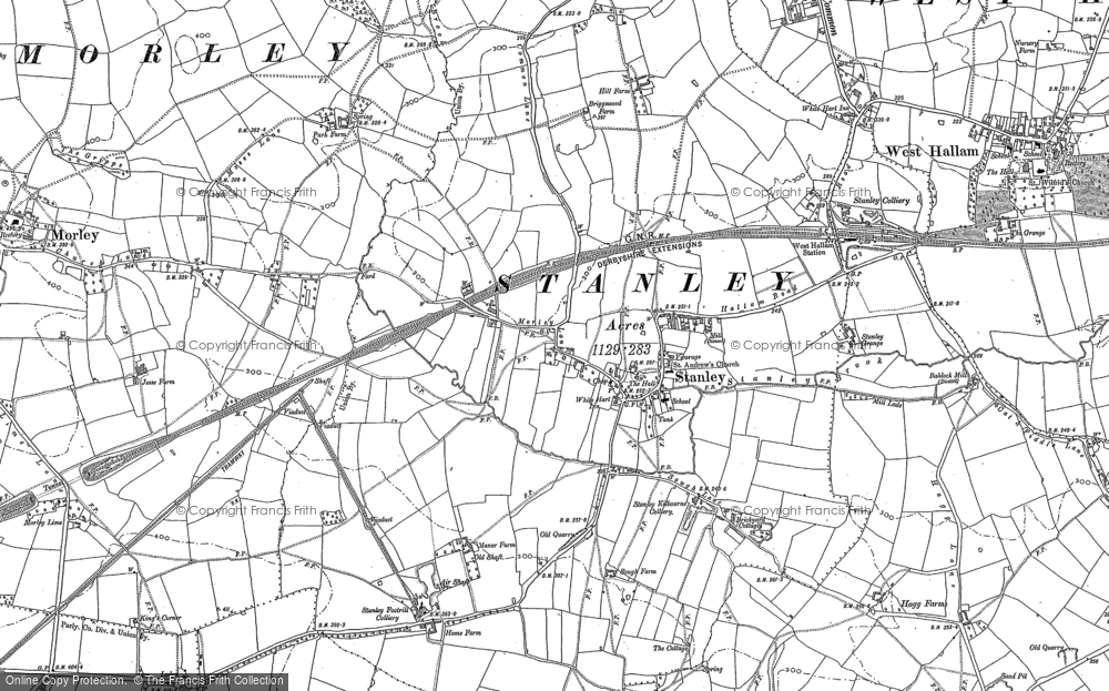 Old Map of Stanley, 1879 - 1880 in 1879