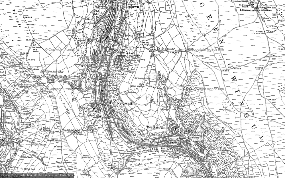 Old Map of Stanleytown, 1898 in 1898