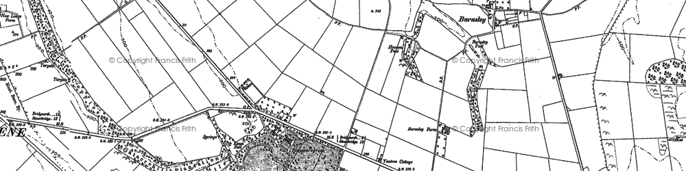Old map of Stanmore in 1882