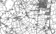 Old Map of Stanningfield, 1884