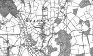 Old Map of Stanstead, 1884