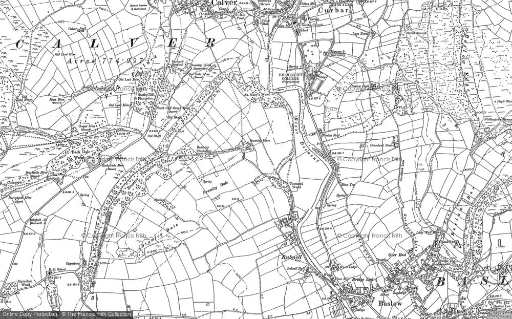 Old Map of Stanton Ford, 1878 - 1879 in 1878