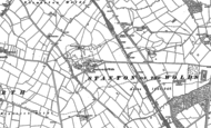 Old Map of Stanton-on-the-Wolds, 1883 - 1899