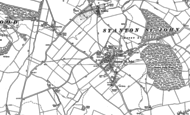 Old Map of Stanton St John, 1898