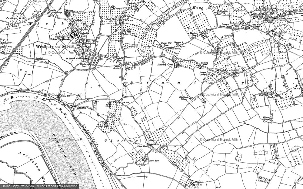 Old Map of Stantway, 1879 - 1884 in 1879