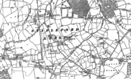 Old Map of Stapleford Abbotts, 1895