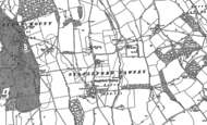 Old Map of Stapleford Tawney, 1895