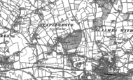 Old Map of Staplegrove, 1887