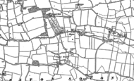 Old Map of Staploe, 1900