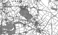 Old Map of Staunton on Arrow, 1885