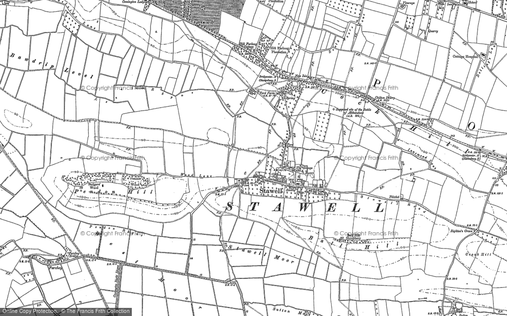 Old Map of Stawell, 1885 in 1885