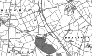 Old Map of Steane, 1883 - 1898