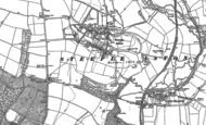 Old Map of Steeple Aston, 1898