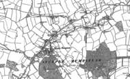 Old Map of Steeple Bumpstead, 1896 - 1901