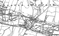 Old Map of Steeple Langford, 1899